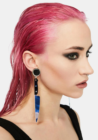 Murderous Intent Knife Earrings