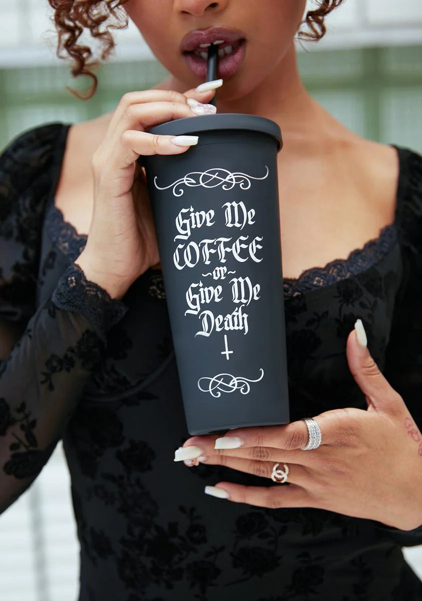 Caffeine Or Scream Travel Cup