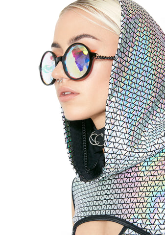 Mosaic Kaleidoscope Chain Glasses
