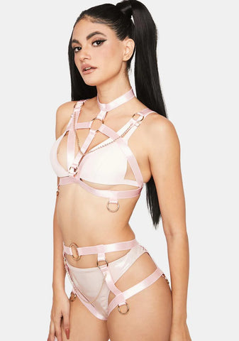 Blush Harness Set