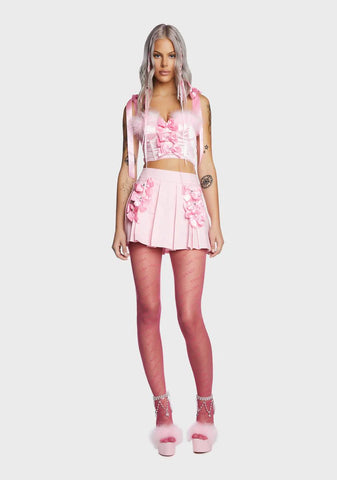 Artistic Dazzle Bustier Top