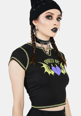 Angsty As Ever Crop Tee