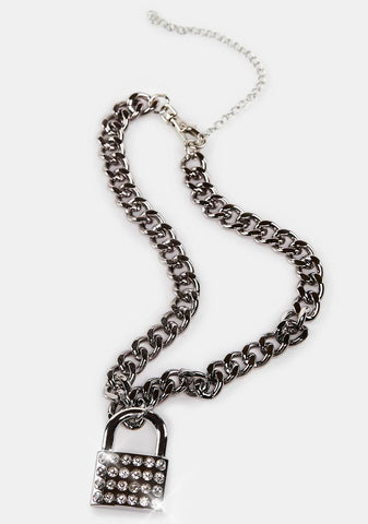 Locked In Chain Choker