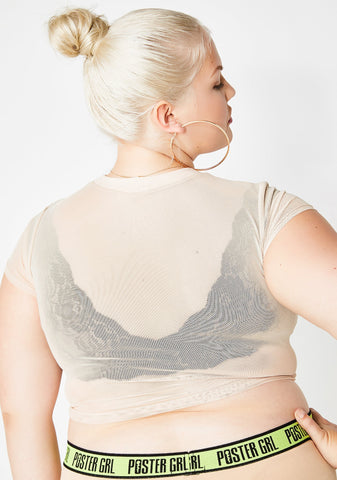 Charmed Miss Ya Knot Sheer Tee