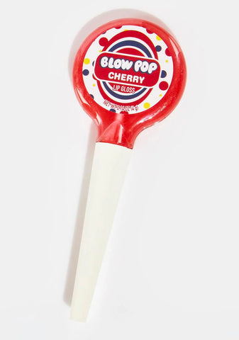 Cherry Blow Pop Lollipop Lip Gloss