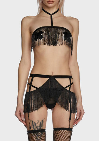 Tickles For You 3-Piece Lingerie Set