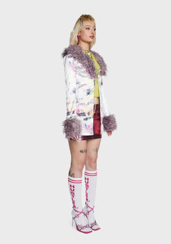 Renaissance Cherub Satin Marla Jacket