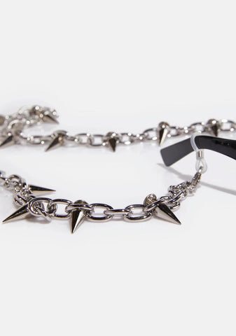 Dangerous Diva Spiked Sunglasses Chain