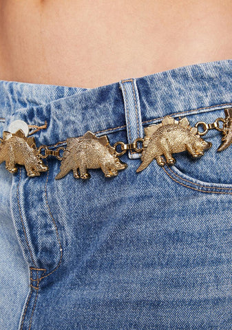 Stegosaurus Chain Belt