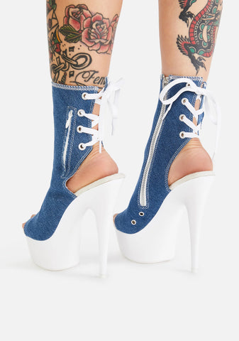 Slay The Scene Platform Heels