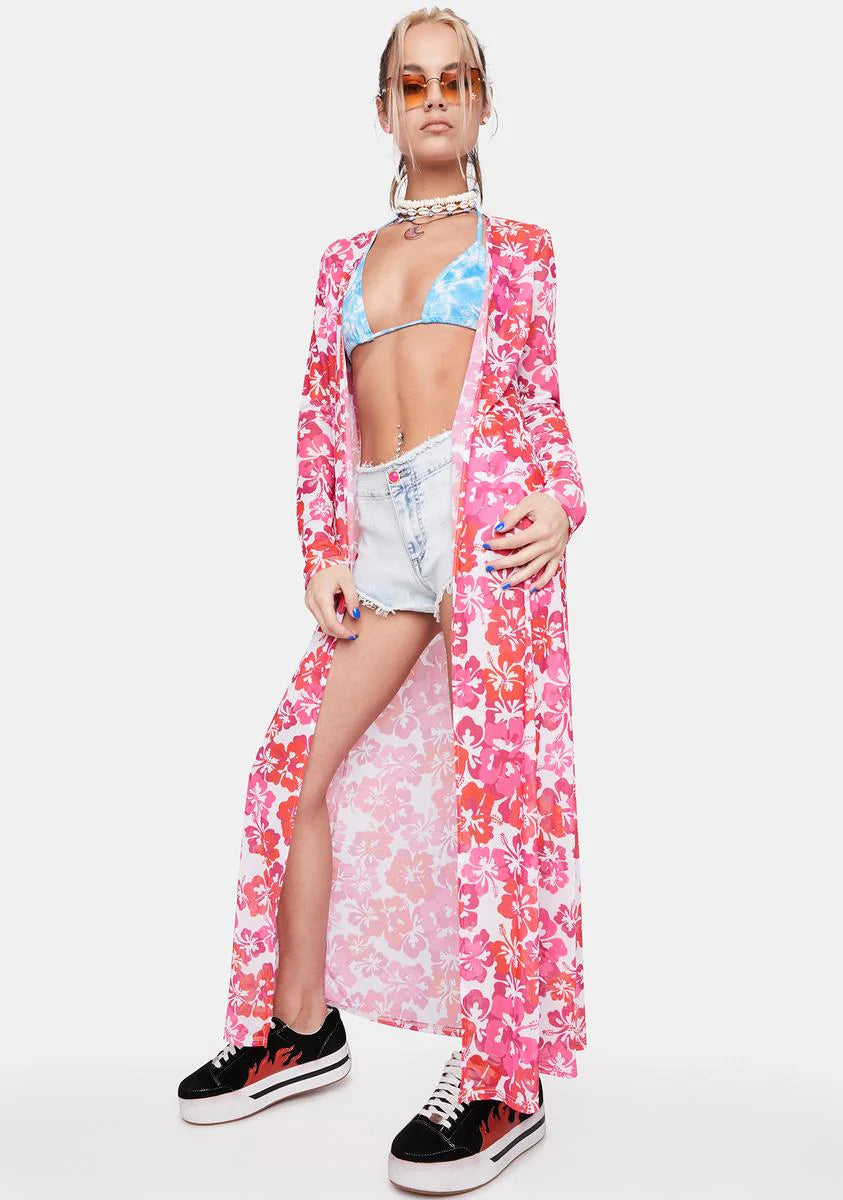 Aloha State Print Duster