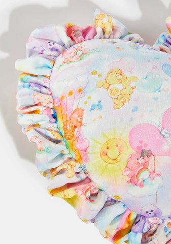 Kingdom Of Caring Heart Shaped Pillow