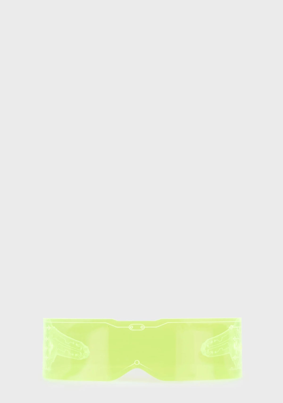 Yellow Microchip Visor