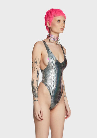 Slither Poolside Scandal Side-Boob Swimsuit