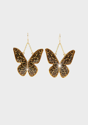Wild Behavior Butterfly Earrings
