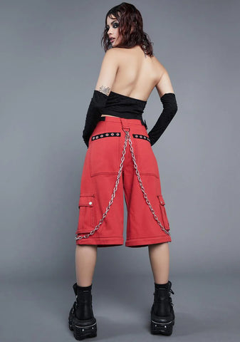 Rouge Thick Skin Wide Leg Pants
