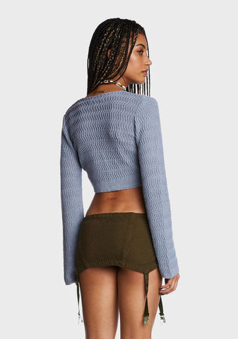 Just Grazing Crochet Crop Top