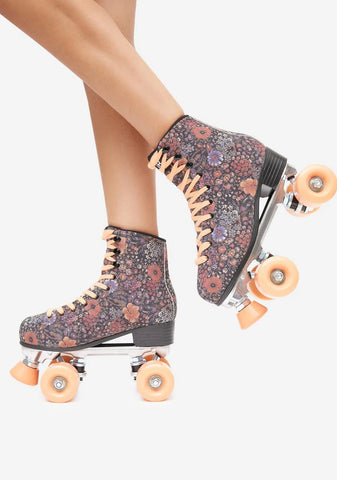 Baby Baby Floral Roller Skates