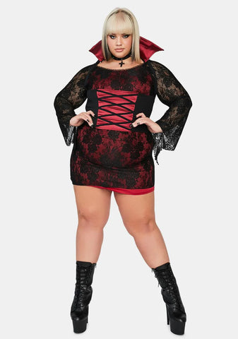 Plus Blood Thirsty Vampire Costume