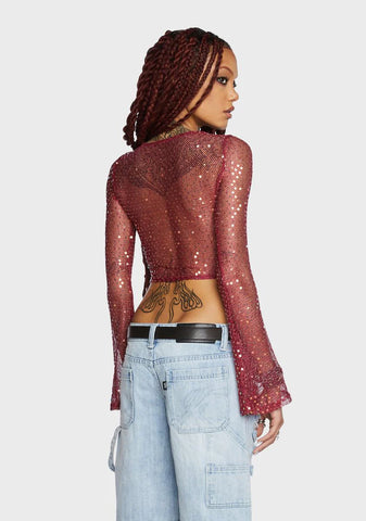 Summer Of Love Sequin Top