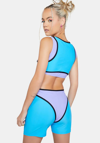 Saved By The Beat Layered Shorts