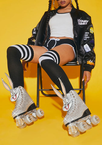 What's Up Doc Glitter Roller Skates