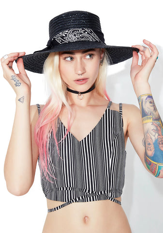 Paisley Alley Wide Brim Hat