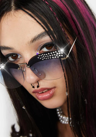 Berry Totally Blitzed Cat Eye Sunglasses
