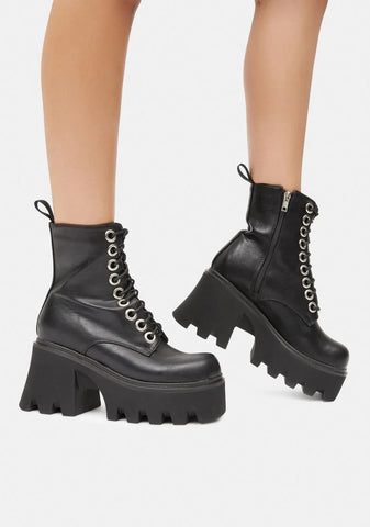 Run To You Platform Ankle Boots