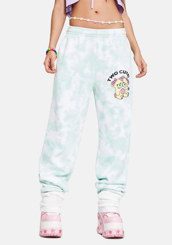 Two Cute Bears Tie Dye Joggers