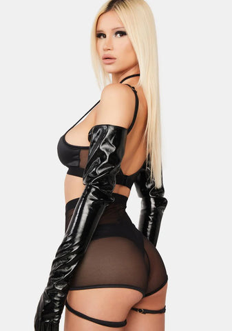 Total Domination Sheer Lingerie Set