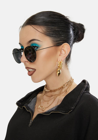 London Round Polarized Sunglasses