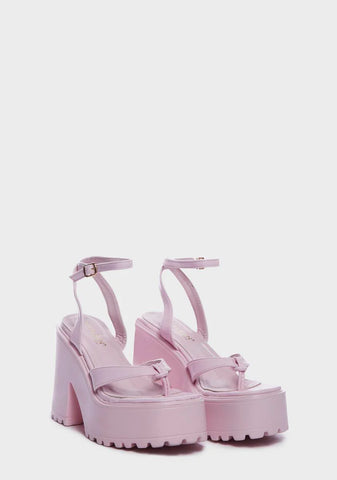 Rose Strut Your Stuff Platform Heels