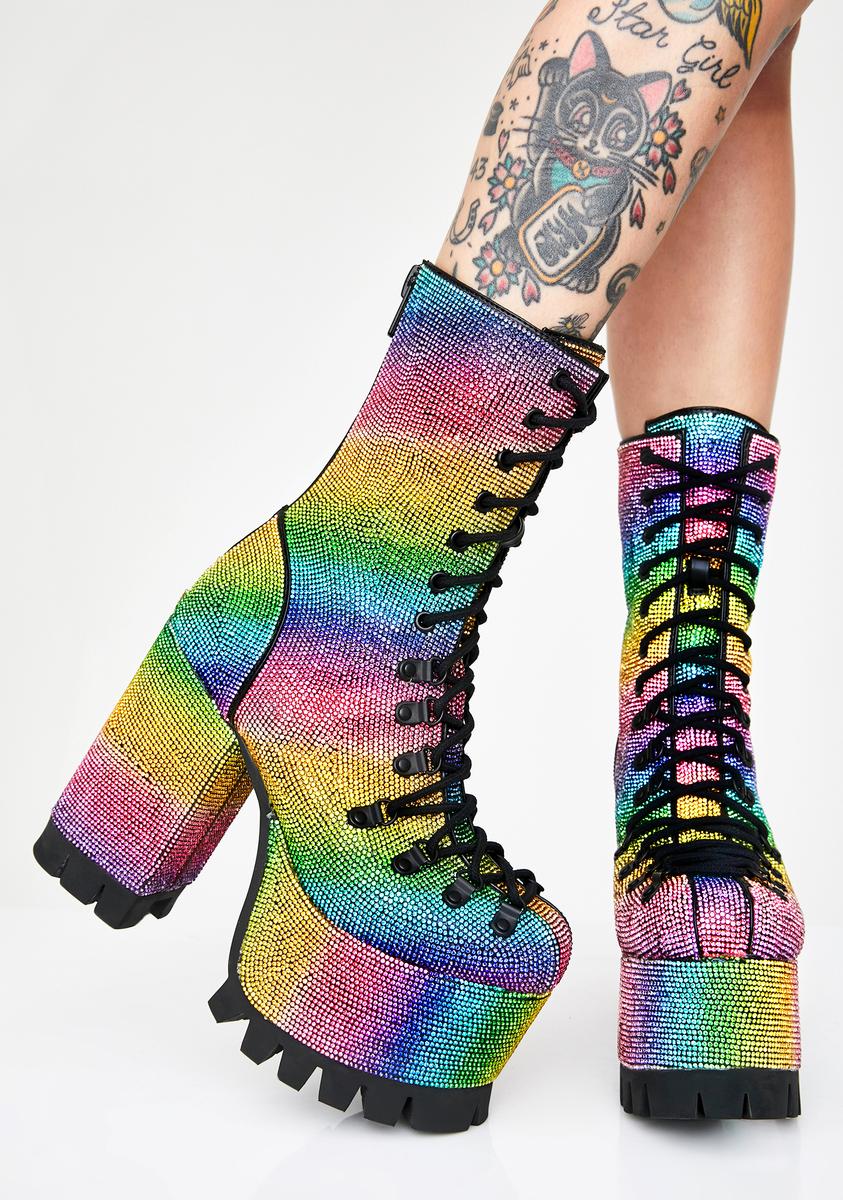 Candylicious Rhinestone Boots