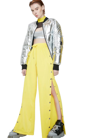 Lemon Wannabe Snap Track Pants