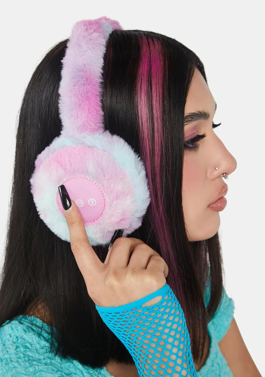Sweeter Sounds Fuzzy Bluetooth Headphones