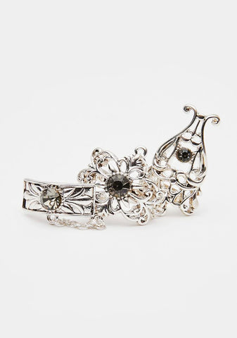 Fatal Fantasy Jeweled Claw Ring