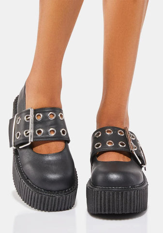 Creeper-230 Platform Mary Janes