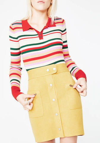 The Flip Side Mini Skirt