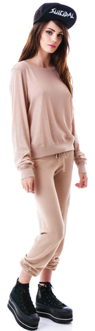 Essentials Baggy Beach Jumper - White