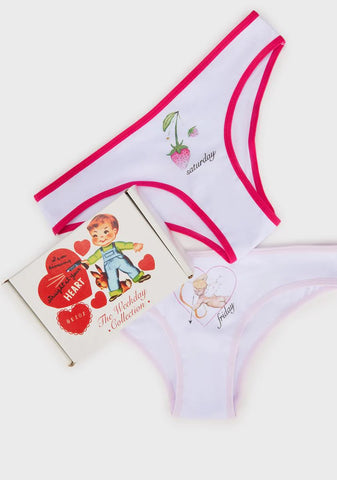 Weekday Undie Set