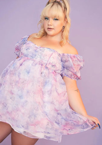She's On Cloud Nine Babydoll Dress