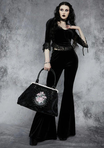 Into My Arms Velvet Weekender Tote