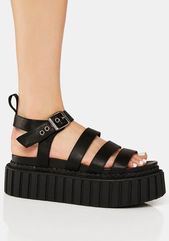 Bad Habits Chunky Creeper Sandals