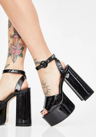 Wicked Chick Flick Patent Heels
