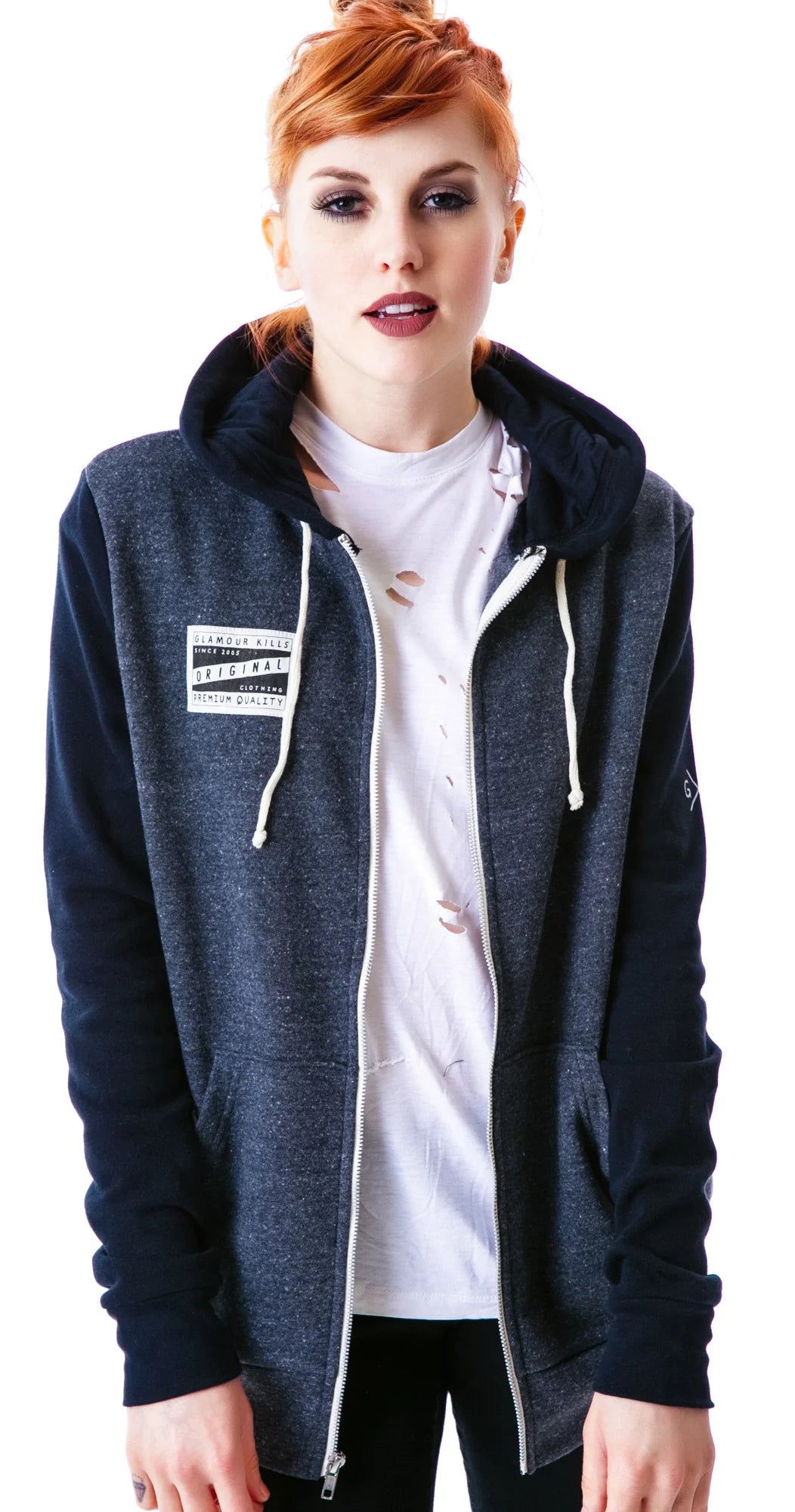 Never Forever Zip Hoodie