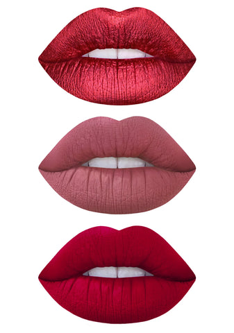 Red Rose Velvetine Gift Set