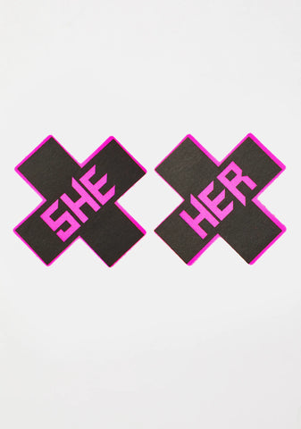 She N' Her Cross Pasties