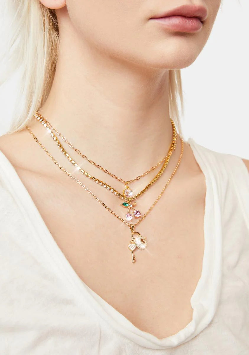 Need An Answer Layered Necklace