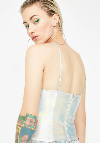 Cosmic Tease Hologram Bustier